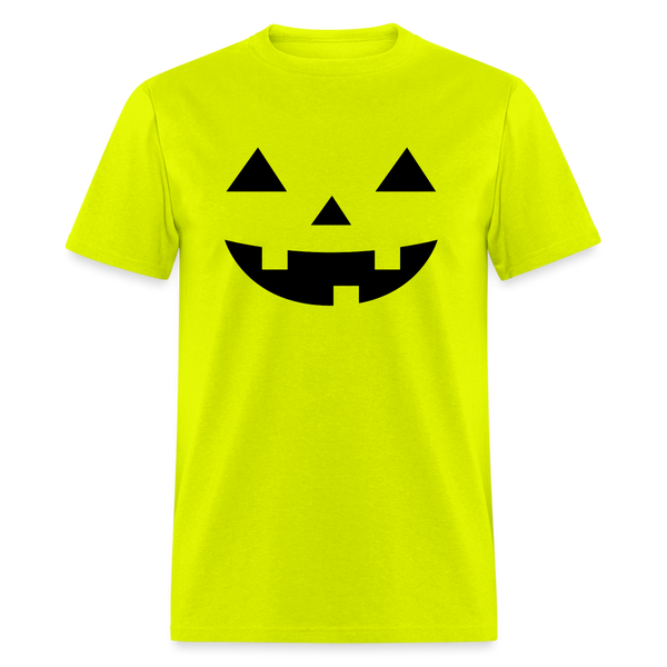 66069 Mr Pumpkin Face TSHIRT - safety green