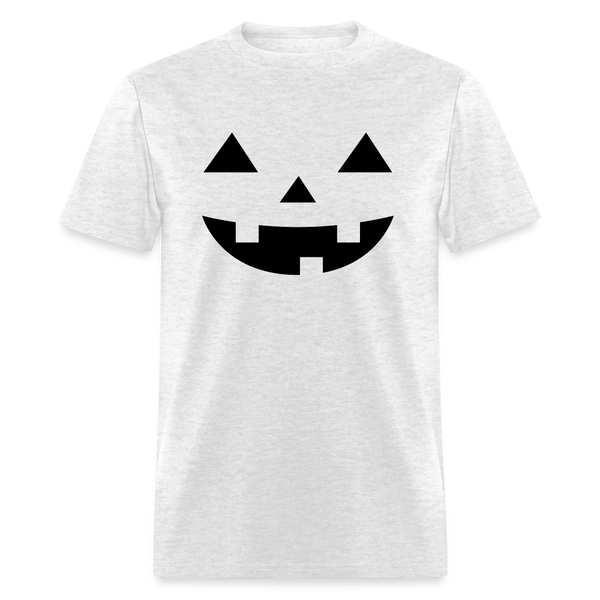 66069 Mr Pumpkin Face TSHIRT - light heather gray