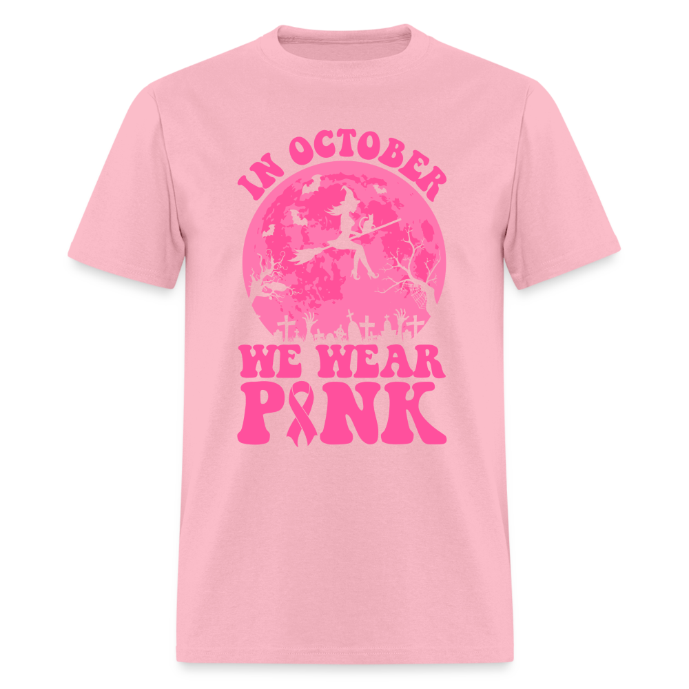 66057 In October We Wear Pink - Witch Moon TSHIRT - pink
