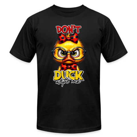 66052 Duck With Me - Duck B&C TSHIRT - black