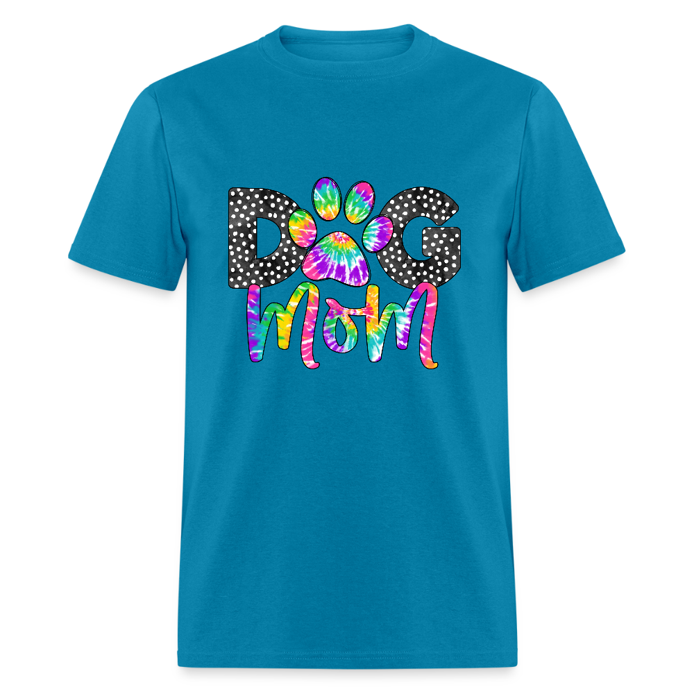 1/4S Dog Mom TSHIRT - turquoise