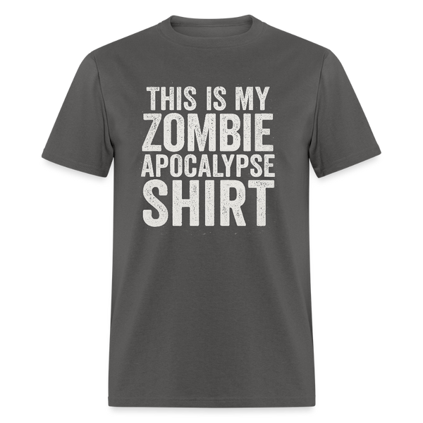 66078 Zombie Apocalypse Shirt TSHIRT - charcoal