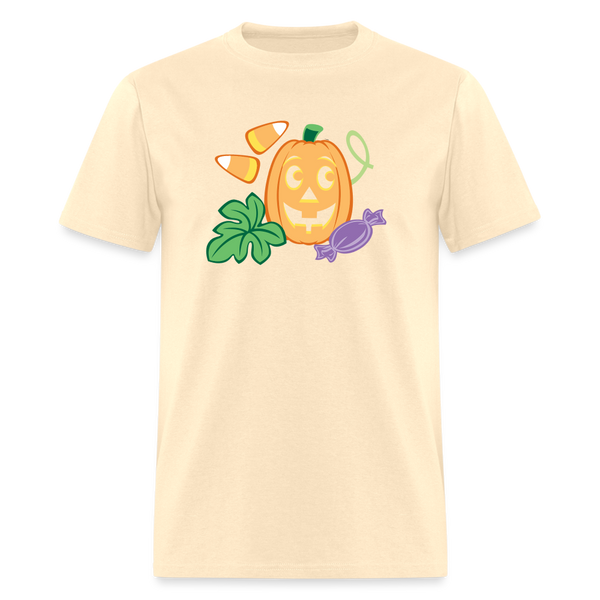 8049 Pumpkin Ivy & Corn Image TSHIRT - natural