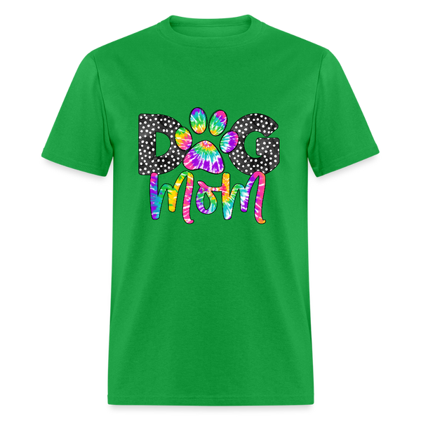 1/4S Dog Mom TSHIRT - bright green