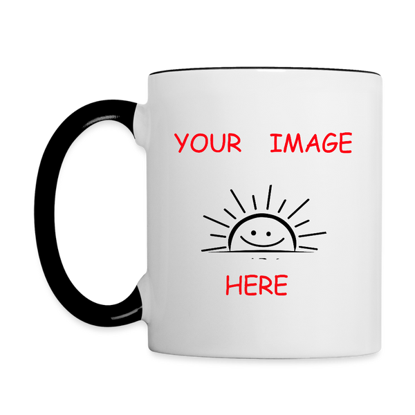 Contrast Coffee Mug - white/black