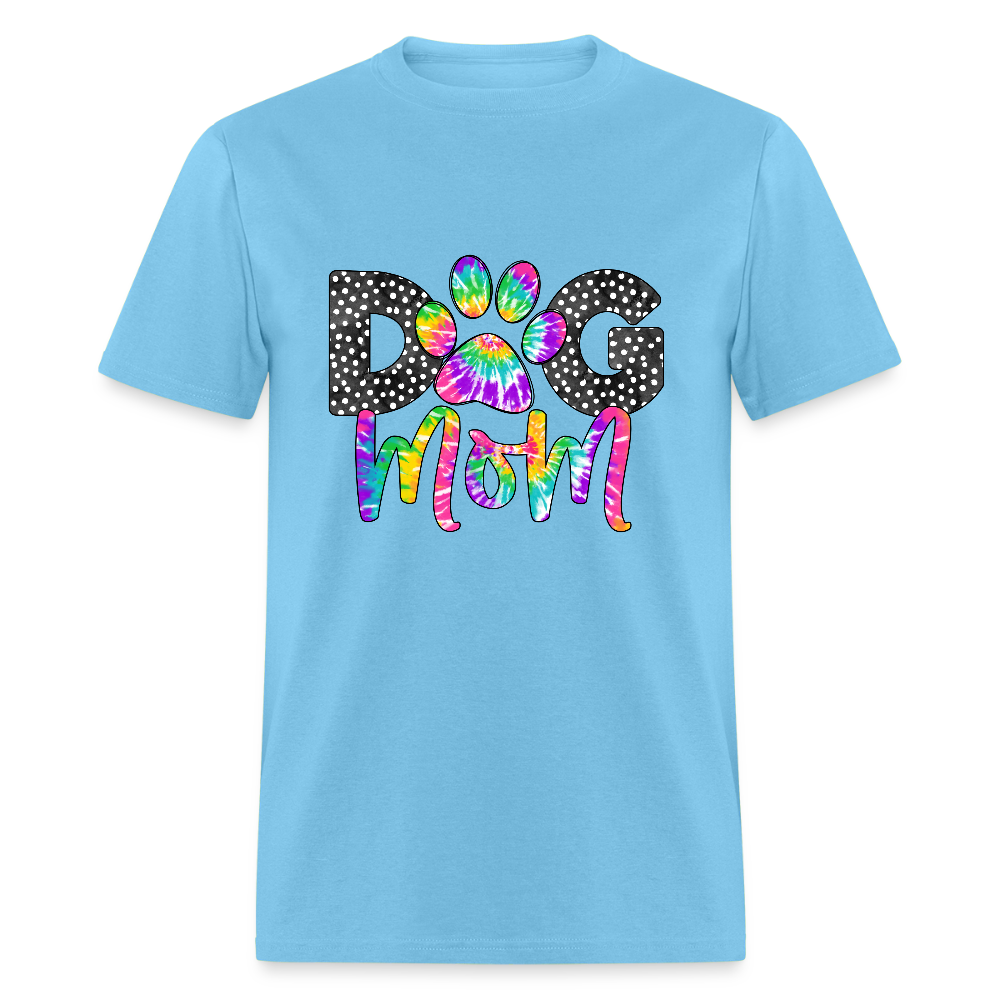 1/4S Dog Mom TSHIRT - aquatic blue