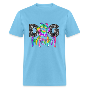 1/4S Dog Mom TSHIRT - aquatic blue