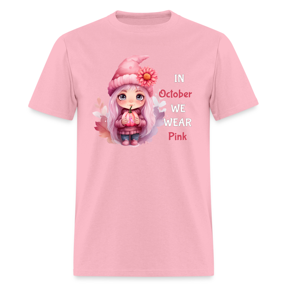 66059 In October We Wear Pink - Girl TSHIRT - pink