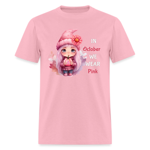 66059 In October We Wear Pink - Girl TSHIRT - pink