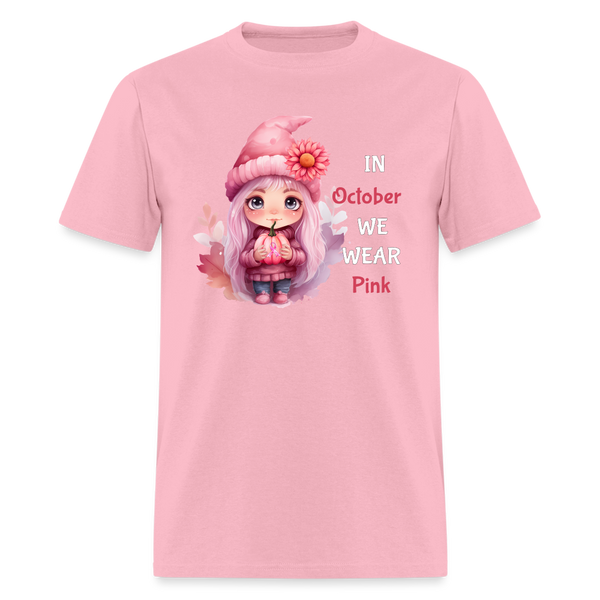 66059 In October We Wear Pink - Girl TSHIRT - pink