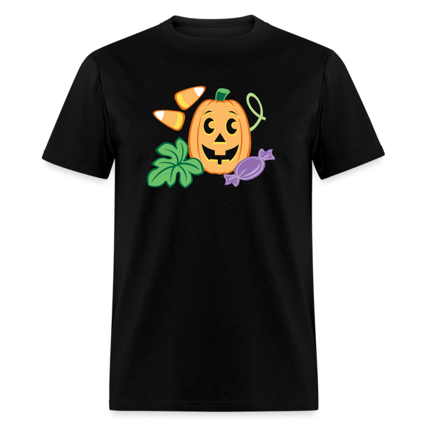 8049 Pumpkin Ivy & Corn Image TSHIRT - black