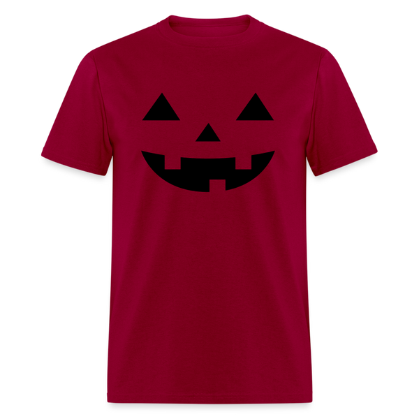 66069 Mr Pumpkin Face TSHIRT - dark red