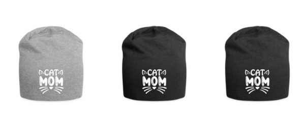 6001 Cat Mom JERSEY BEANIE