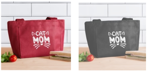 6001 Cat Mom LUNCH BAG