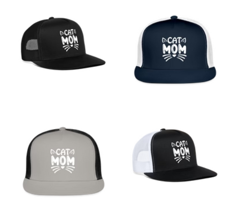 6001 Cat Mom #2 TRUCKER CAP