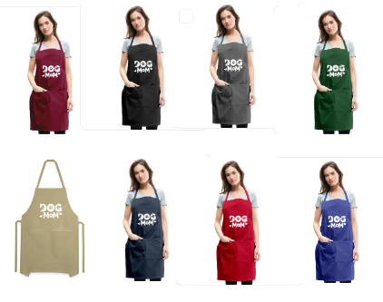 6797 Dog Mom ADJUSTABLE APRON