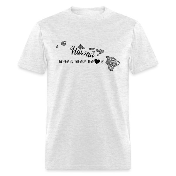 1151 1/4S Home Is Hawaii TSHIRT - light heather gray