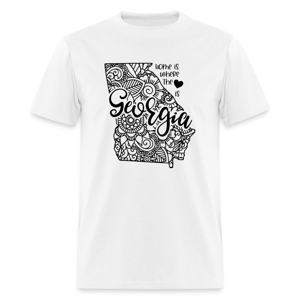 1150 1/4S Home Is Georgia TSHIRT - white