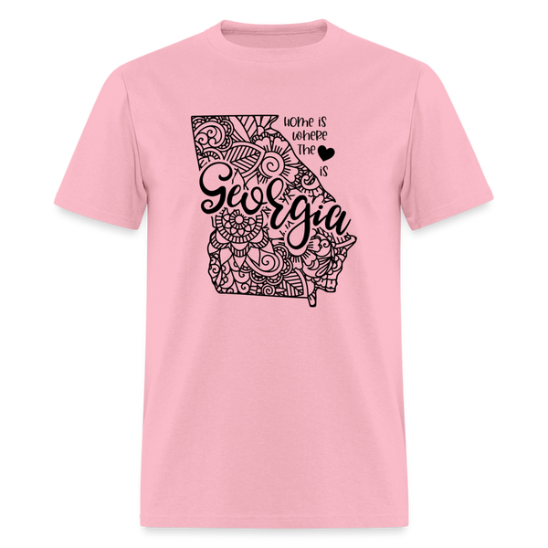 1150 1/4S Home Is Georgia TSHIRT - pink