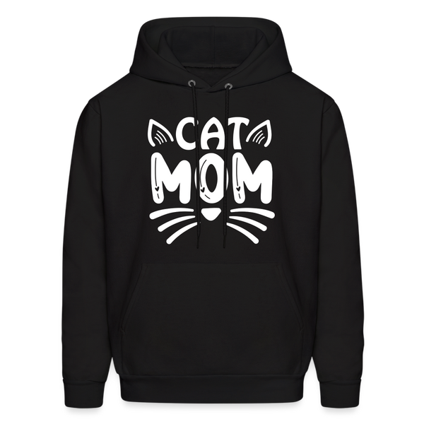 6001 4/4S Cat Mom HOODIE - black