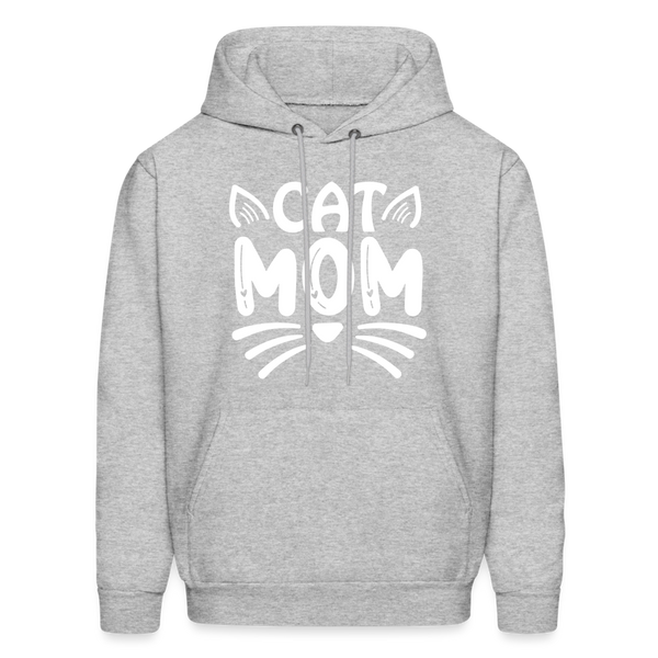 6001 4/4S Cat Mom HOODIE - heather gray