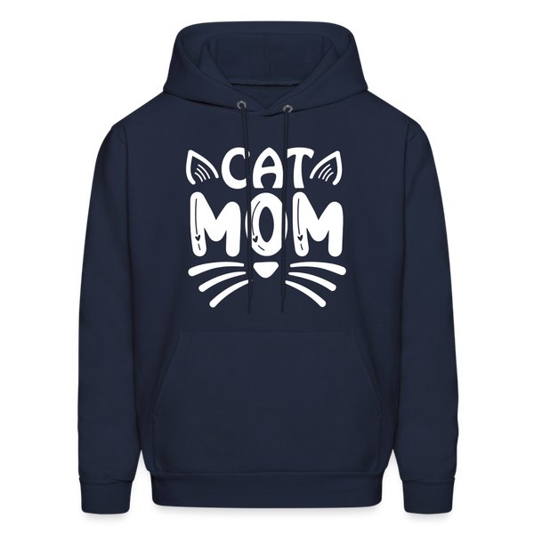 6001 4/4S Cat Mom HOODIE - navy