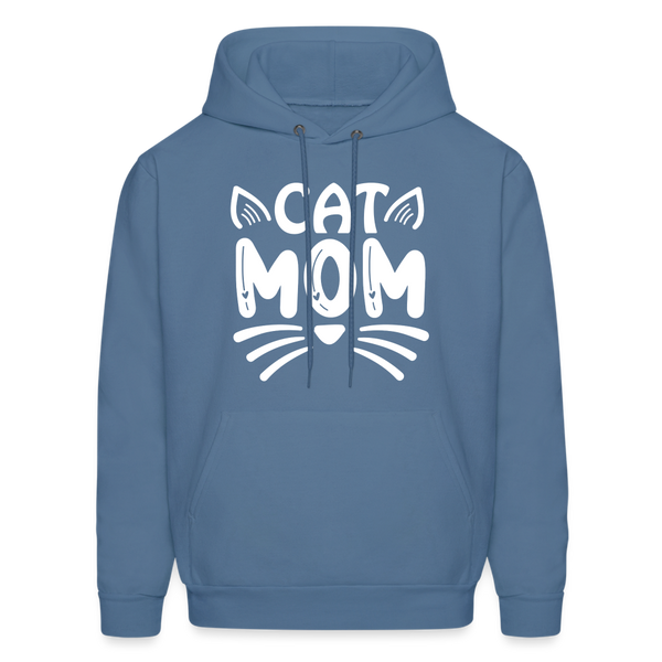 6001 4/4S Cat Mom HOODIE - denim blue