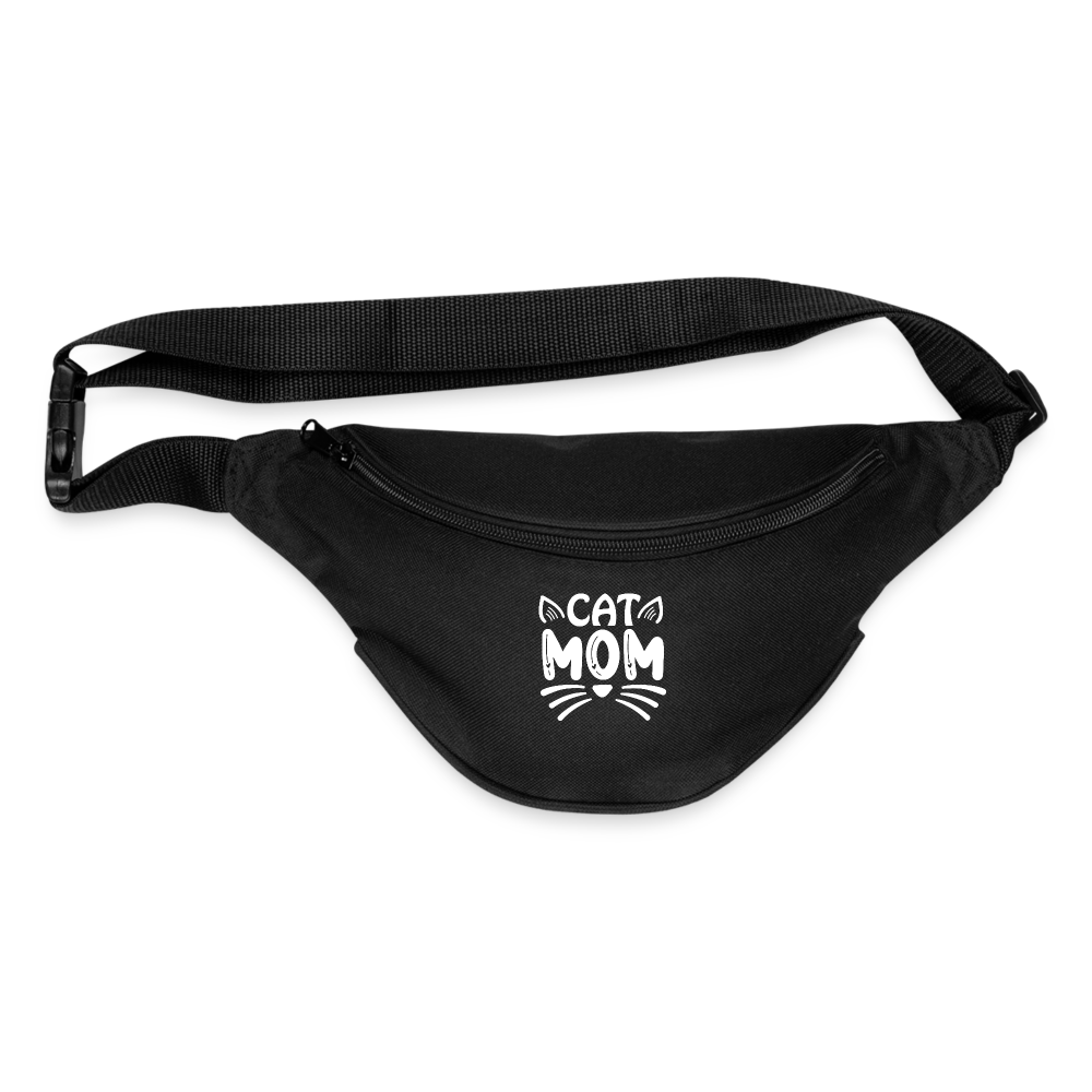 6001 Cat Mom FANNY PACK - black