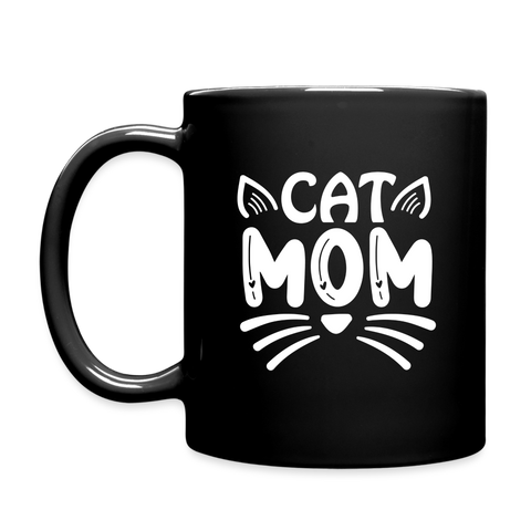 6001 Cat Mom BLACK MUG - black