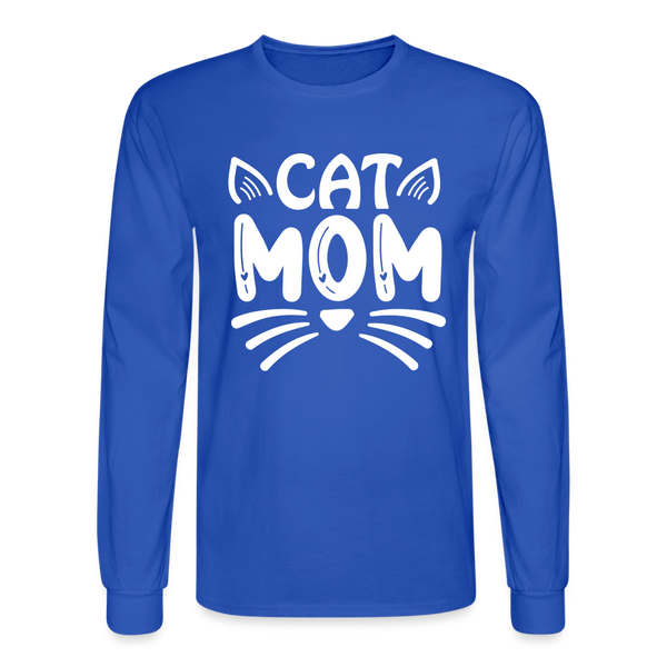 6001 4/4S Cat Mom TSHIRT - royal blue