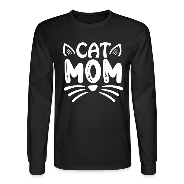 6001 4/4S Cat Mom TSHIRT - black