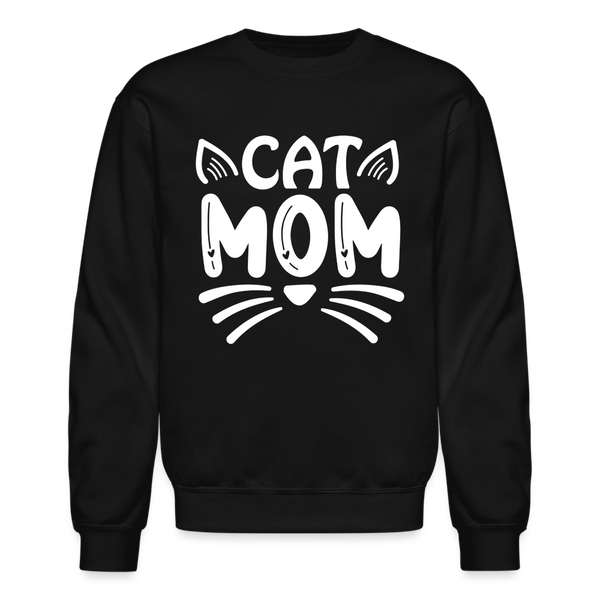 6001 4/4S Cat Mom SWEATSHIRT - black