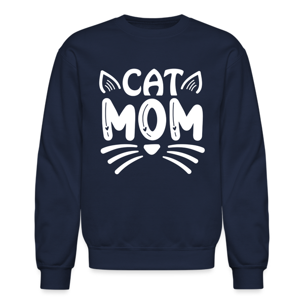 6001 4/4S Cat Mom SWEATSHIRT - navy