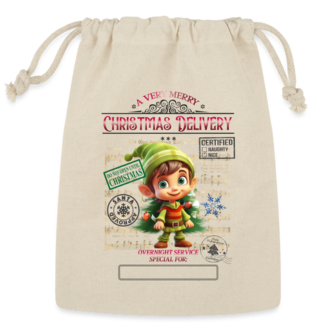 5006 Elf SANTA SACK - Natural