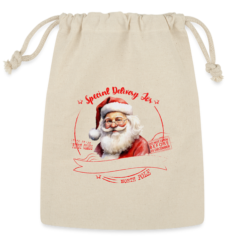 5009 Santa Claus SANTA SACK - Natural