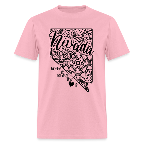 1181 1/4S Home Is Nevada TSHIRT - pink