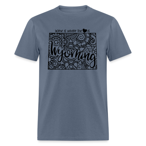 1260 1/4S Home Is Wyoming TSHIRT - denim