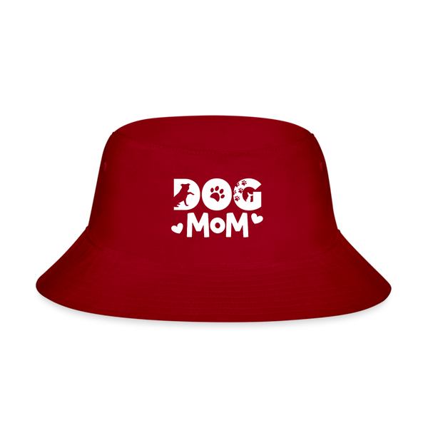 6797 Dog Mom BUCKET HAT - red