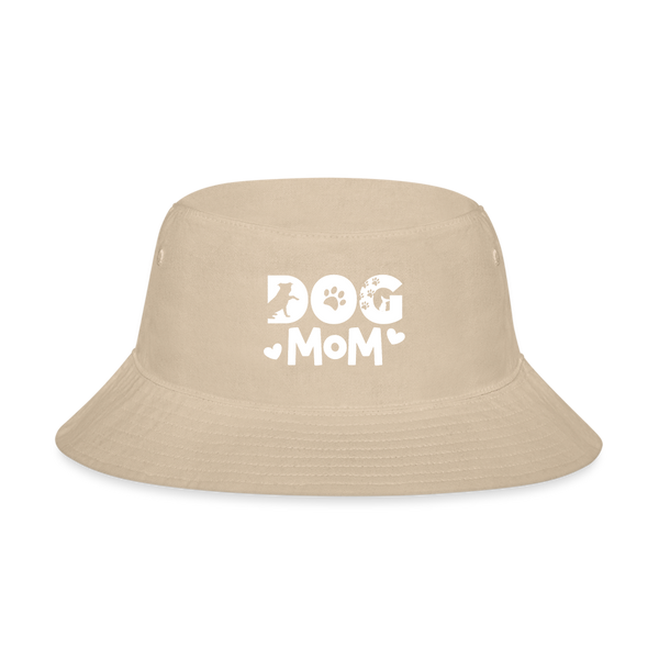 6797 Dog Mom BUCKET HAT - cream