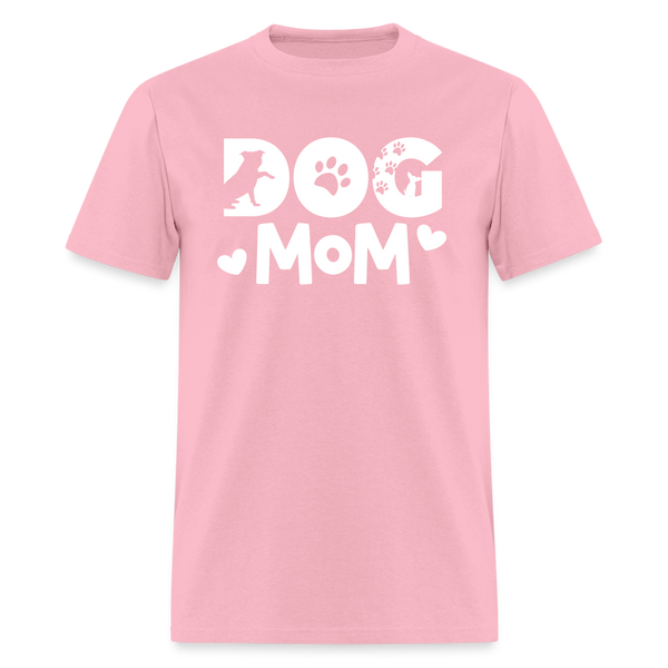 6797 1/4S Dog Mom TSHIRT - pink