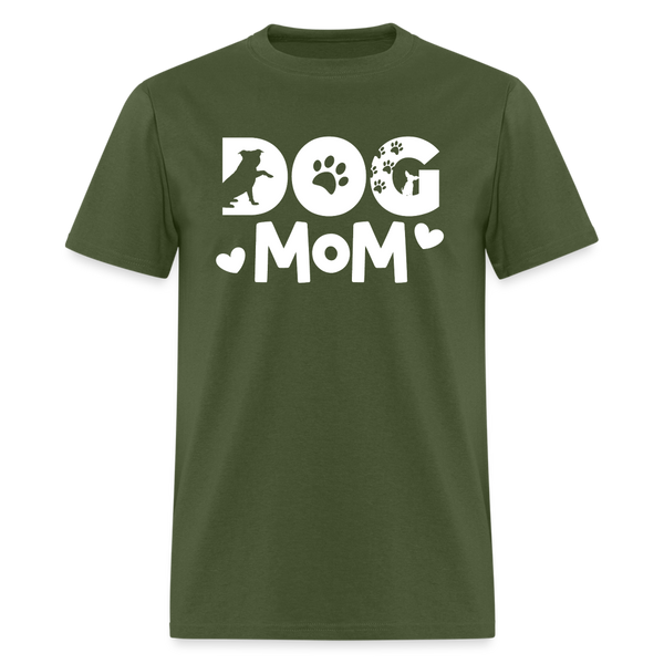 6797 1/4S Dog Mom TSHIRT - military green