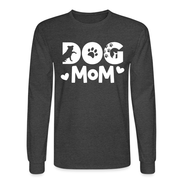 6797 4/4S Dog Mom TSHIRT - heather black