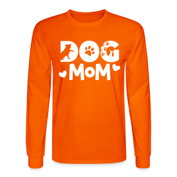 6797 4/4S Dog Mom TSHIRT - orange