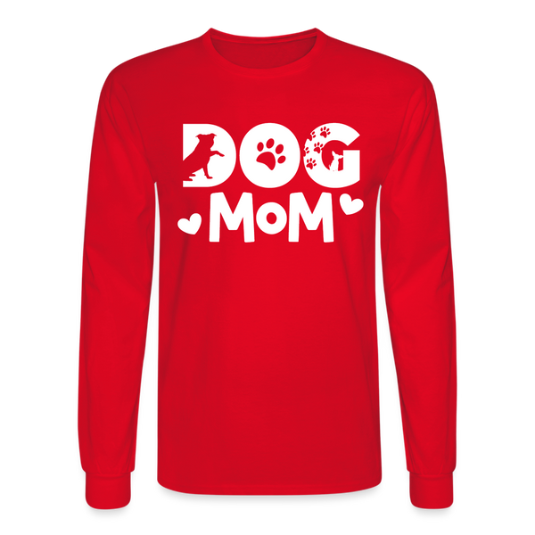 6797 4/4S Dog Mom TSHIRT - red