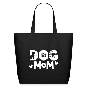 6797 Dog Mom ECO-FRIENDLY COTTON TOTE - black