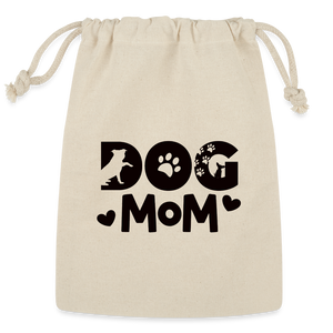 6797 Dog Mom REUSABLE GIFT BAG - Natural