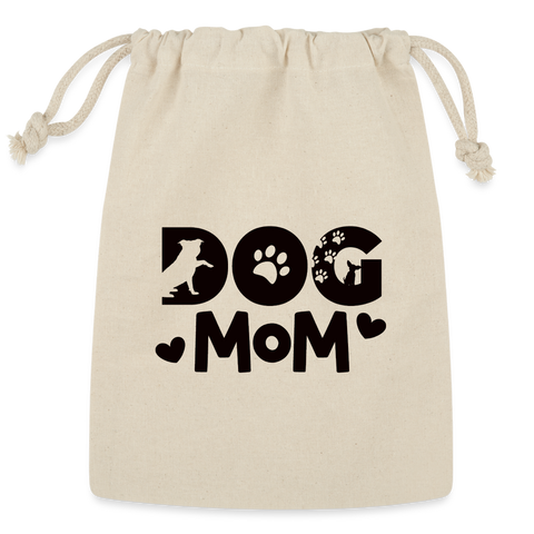 6797 Dog Mom REUSABLE GIFT BAG - Natural