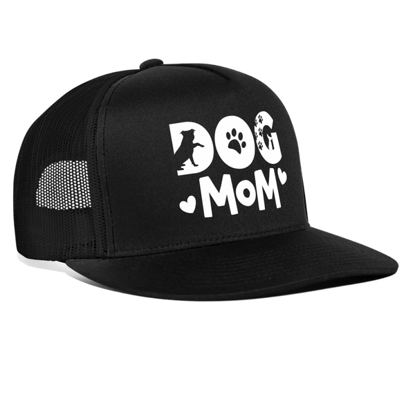 6797 Dog Mom #2 TRUCKER CAP - black/black