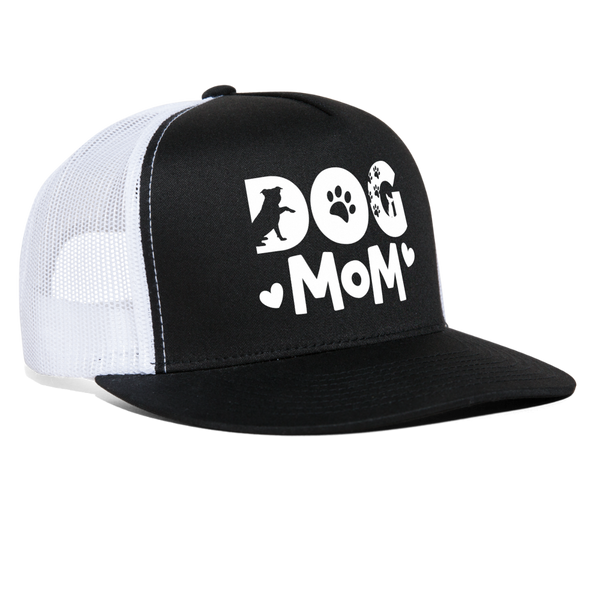 6797 Dog Mom #2 TRUCKER CAP - black/white