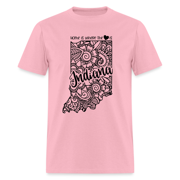 1154 1/4S Home Is Indiana TSHIRT - pink